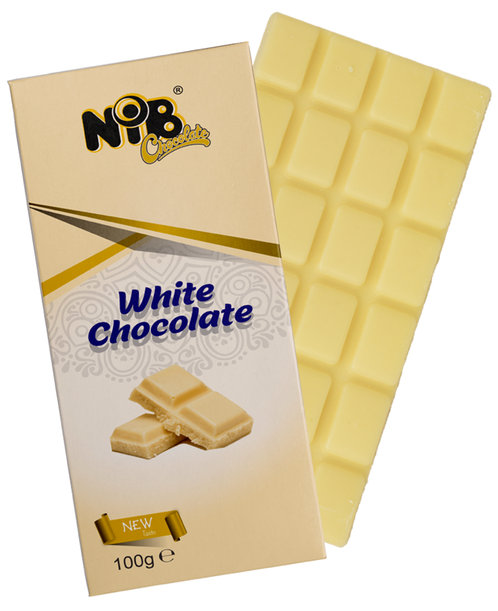 NIB 100g New White Chocolate Bar