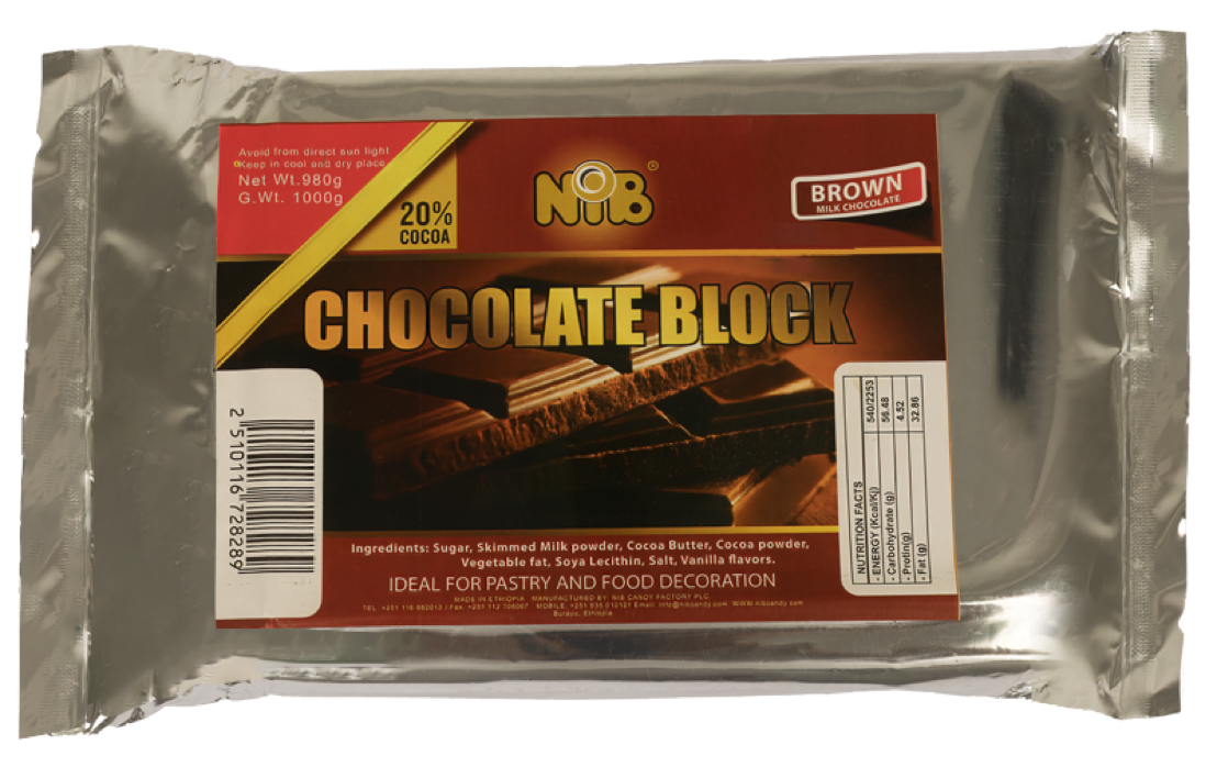 NIB Milk Chocolate Block 1kg