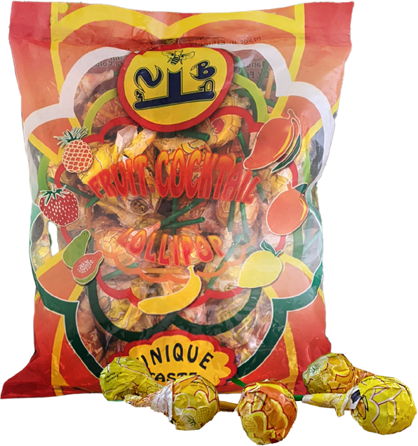 NIB Fruit Cocktail Lollipop
